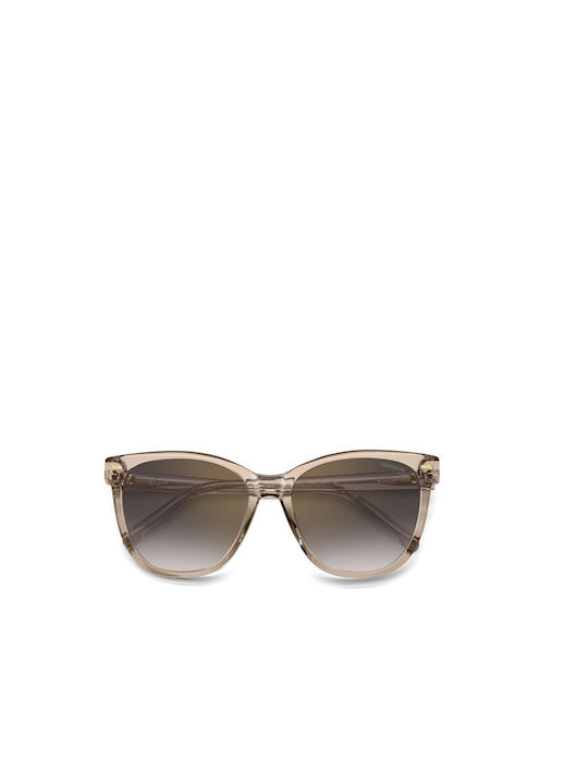 Carrera Ochelari De Soare Pentru Femei Cu Ramă Bej Din Plastic Și Lentile Gri Degrade 3043/S FWM/FQ