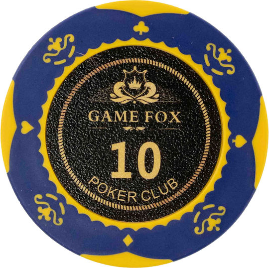 Set of 500 Poker Chips Gamefox 14g Luxury Wooden Box