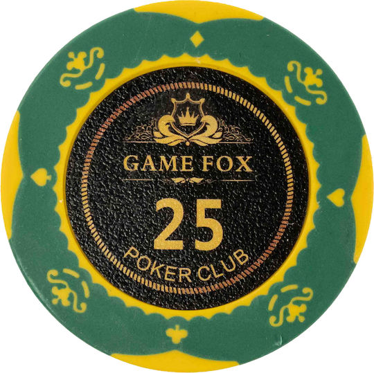 Set of 500 Poker Chips Gamefox 14g Luxury Wooden Box
