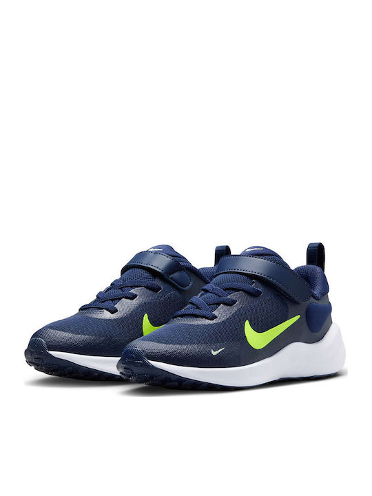 Revolution Revolution Kids Sports Shoes Running with Hoop & Loop Closure Blue