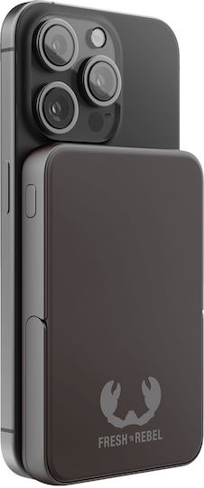 Fresh 'n Rebel Magnetic MagSafe Power Bank 5000mAh με Θύρα USB-C Storm Grey