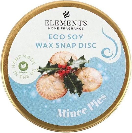 Vegan Αρωματικός Δίσκος Κεριού Σόγιας Wax Melt Mince Pies