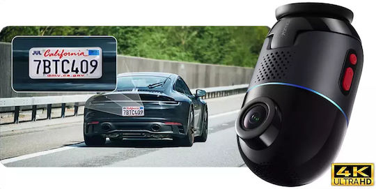 70Mai Omni X800 4K and 128GB Memory Card Car Digital Video Recorder Set 4K Wi-Fi GPS and Rear Camera