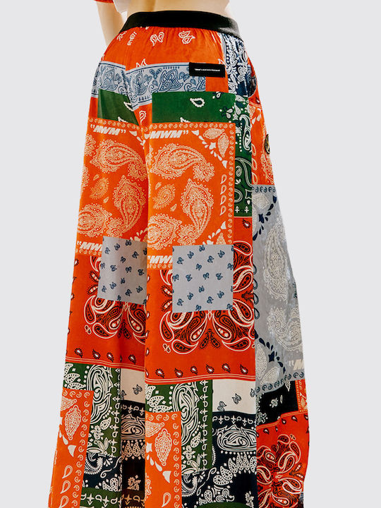 Damen Stoff Hose MULTI