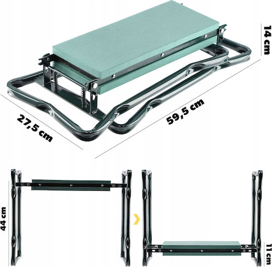 Kadax Folding Garden Kneeler Stool Chair 2 In 1 Bench Garden