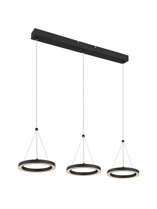 Globo Lighting Κρεμαστό Φωτιστικό Μαύρο