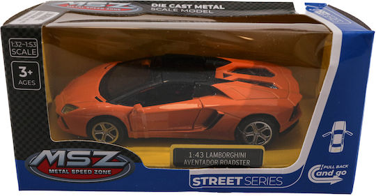 Mașinuță de jucărie Lamborghini Aventador Roadster Msz 1:43 portocalie