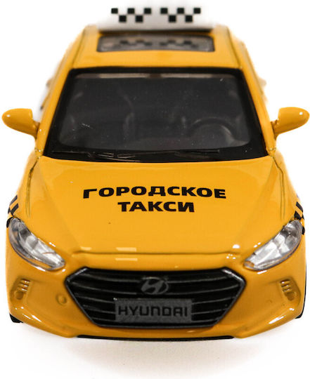 Msz Toy Car Elantra Taxi Scale 1:40 Yellow