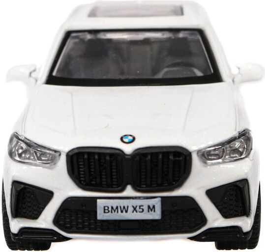 BMW X5M MSZ 1:43 White Toy Car