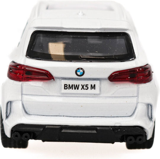 BMW X5M MSZ 1:43 White Toy Car