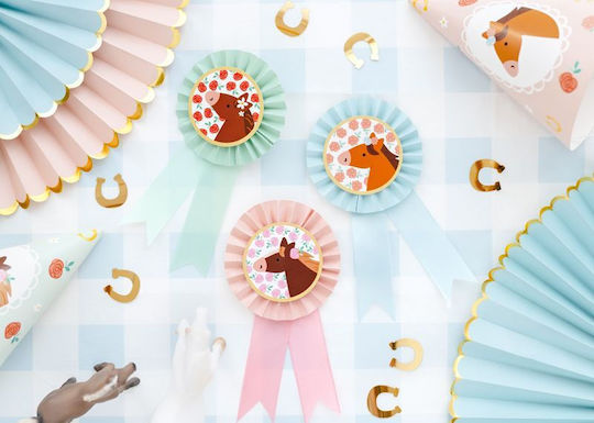 Vintage Horse Medal 3 Pcs