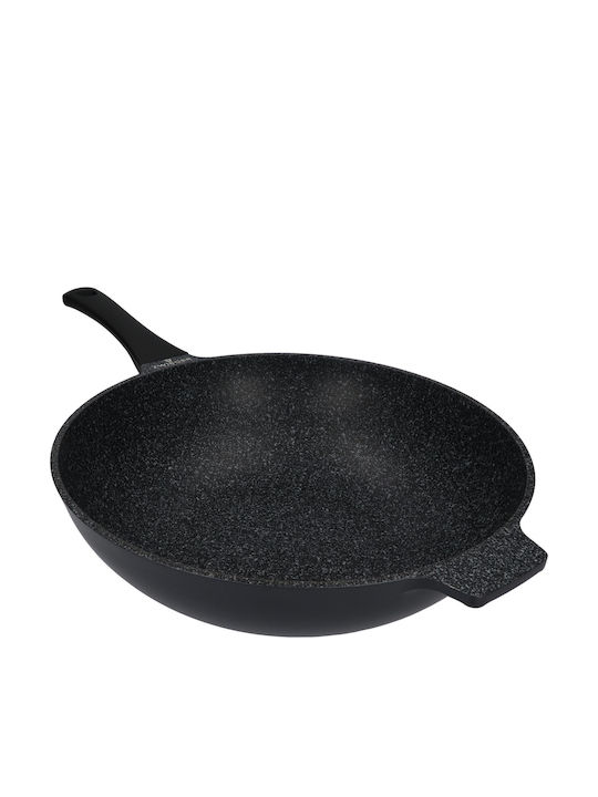 Zwieger Wok από Αλουμίνιο Με Καπάκι με Επίστρωση από Πέτρα 32cm