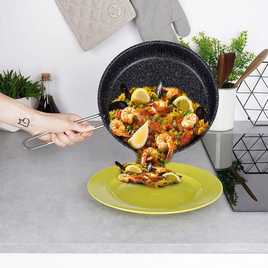 Orion Grande Aluminum Pan with Stone Interior Coating 26cm