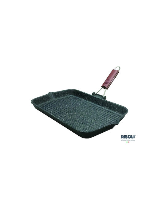 Risoli Grill made of Cast Aluminum with Non-Stick Coating