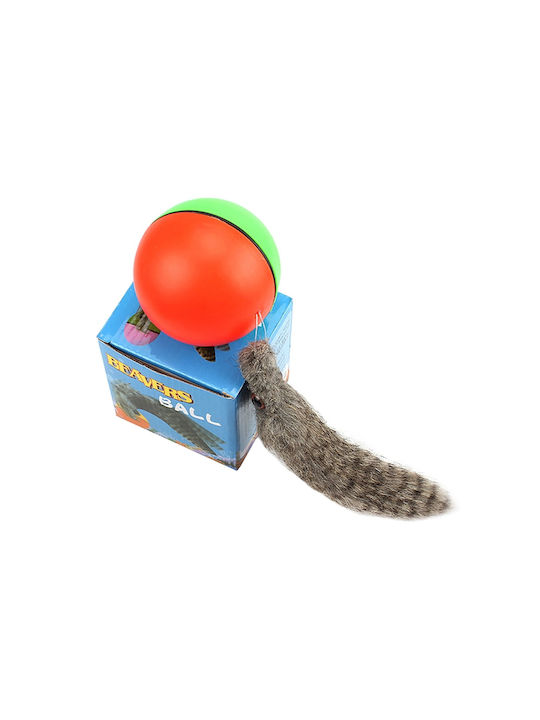 Elektrisches Katzenspielzeug Frettchenschwanzball Durchmesser 8cm Wasserdicht Langlebig