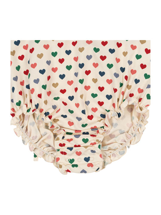 Konges Slojd Babystrampler Ärmellos Coeur Colore