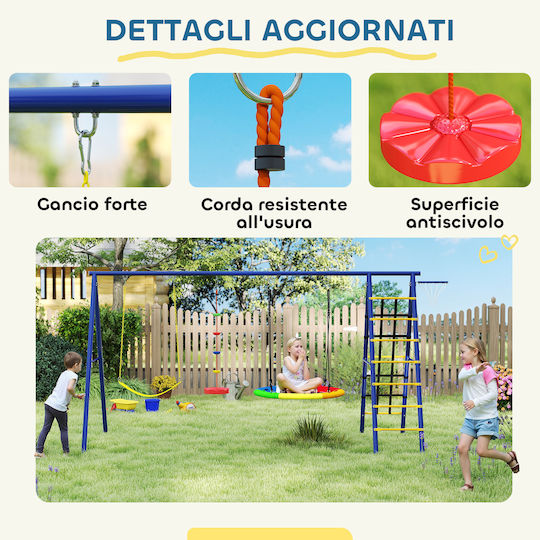 Aiyaplay Hanging Kids Swing for 3+ Years Multicolour