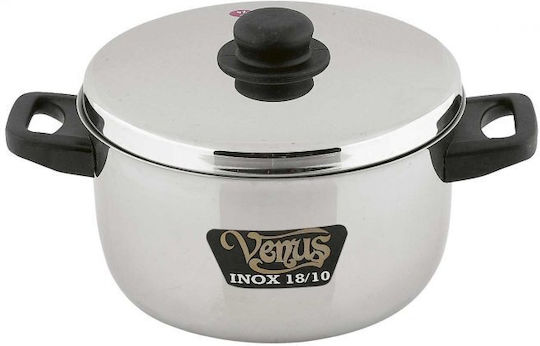 Venus Βαθιά Ανοξείδωτη Κατσαρόλα 5.4lt / 26cm