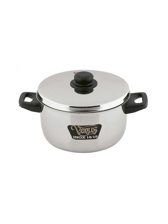 Venus Βαθιά Ανοξείδωτη Κατσαρόλα 3.5lt / 20cm