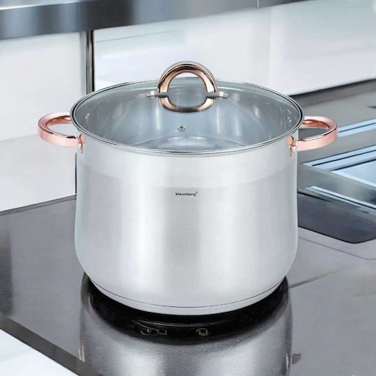 Klausberg Βαθιά Ανοξείδωτη Κατσαρόλα 7lt / 22cm