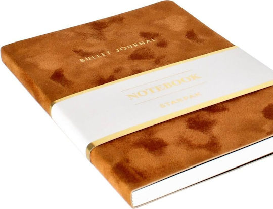Starpak Notebook 80 Sheets A5 with Blank Pages Brown