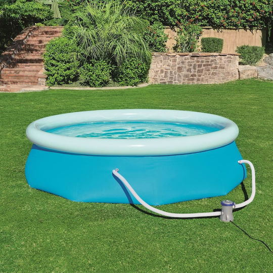 Bestway Round PVC Swimming Pool 3,638lt Inflatable 305x76cm Light Blue