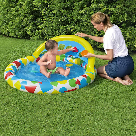 Bestway Παιδική Στρογγυλή Πισίνα PVC 45lt Φουσκωτή 120x46εκ.
