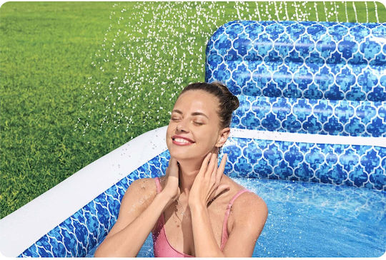 Bestway PVC Swimming Pool 702L Inflatable 229x152x152cm Blue