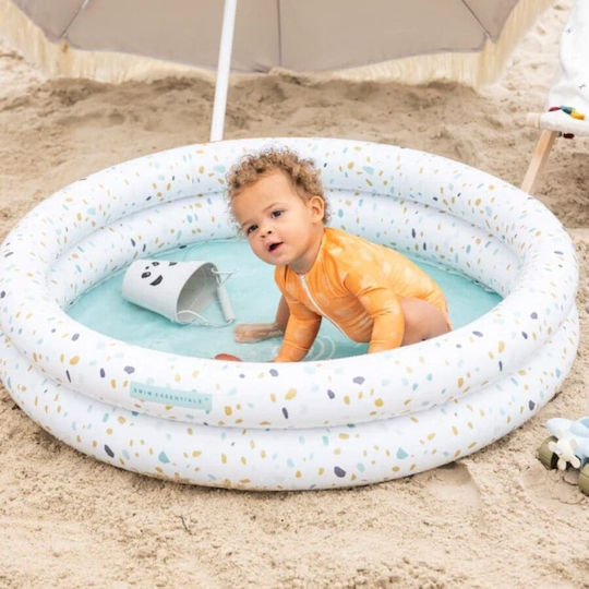 Swim Essentials Old Roz Leopard Pentru Copii Piscină Rotundă PVC 60lt Gonflabilă Roz