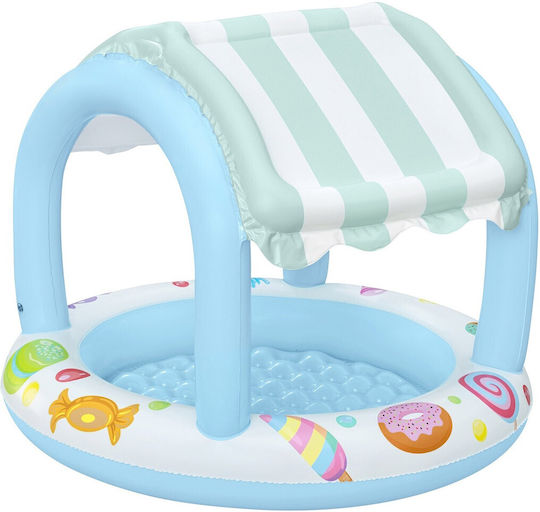 Bestway Piscină Rotundă Pentru Copii Din PVC Gonflabilă 34lt 104x84cm Albastră
