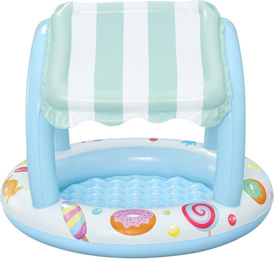 Bestway Piscină Rotundă Pentru Copii Din PVC Gonflabilă 34lt 104x84cm Albastră