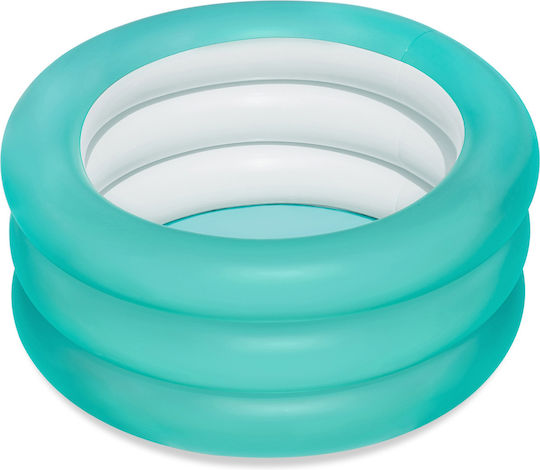 Bestway Kinder Rundes Schwimmbecken PVC 43l Aufblasbar 70x30cm Türkis