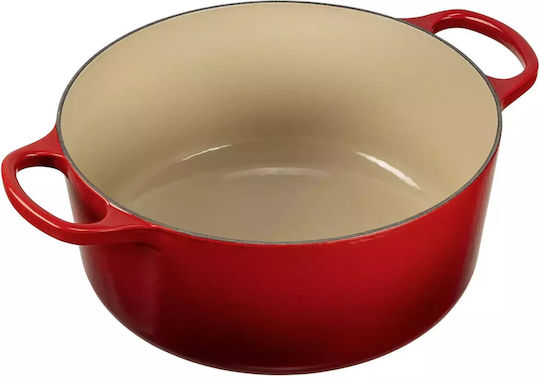 Le Creuset Cerise Βαθιά Κατσαρόλα από Μαντέμι 6.7lt / 28cm