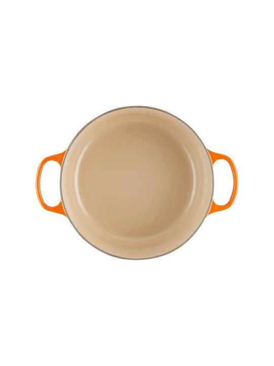 Le Creuset Signature Deep Pot made of Cast Iron 4.2lt / 24cm Volcanic