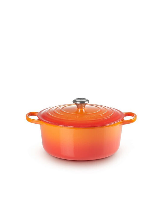 Le Creuset Βαθιά Κατσαρόλα από Μαντέμι 5.3lt / 26cm Volcanic