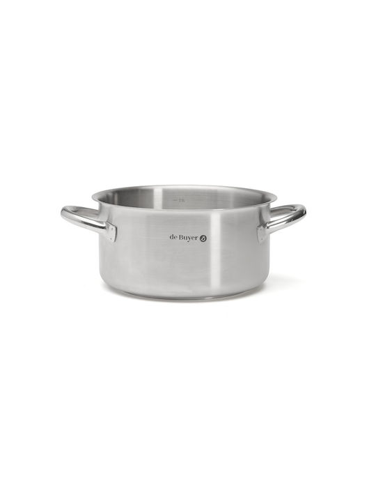 De Buyer Deep Stainless Steel Pot 3.1lt / 20cm