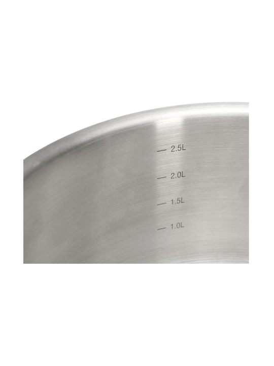 De Buyer Deep Stainless Steel Pot 3.1lt / 20cm