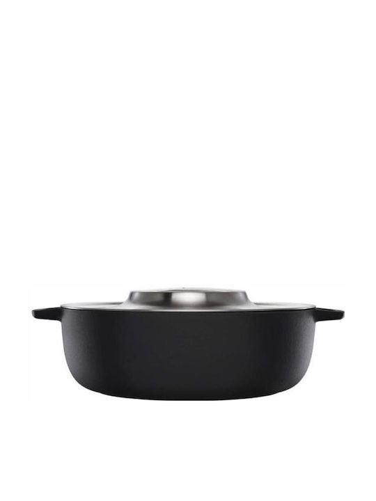 Fiskars Norden Saute Cast Iron with Lid 30cm