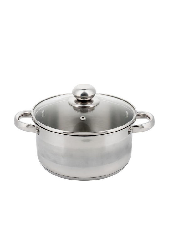 KING Hoff Deep Stainless Steel Pot 1lt / 14cm