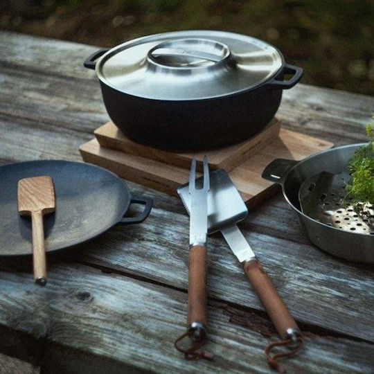 Fiskars Norden Saute Cast Iron with Lid 30cm