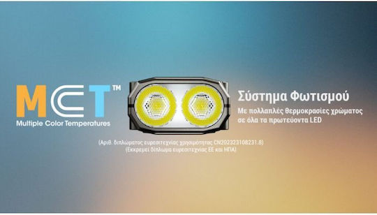 NiteCore Rechargeable Keychain Flashlight LED with Maximum Brightness 600lm Tini 3 Black