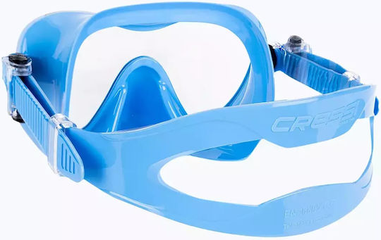 CressiSub CressiSub Tauchmasken Silikon mit Schnorchel F1 Blau