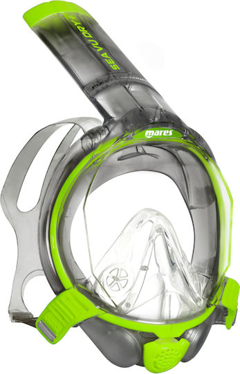 Mares Silicone Full Face Sea-Vu Blue Diving Mask