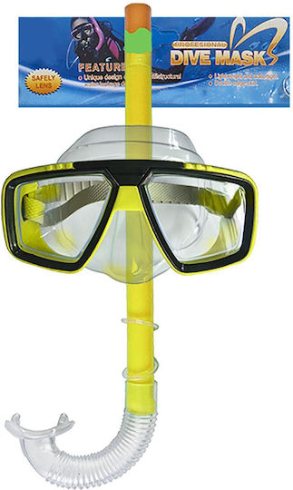 Summertiempo Kinder Tauchmaske mit Schnorchel Rote