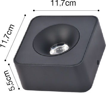 Inlight Downlight Spot 8W 3CCT Weiß Hue X00260W X00260W
