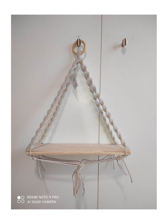 Village 3 Macrame Ραφι Κρεμαστο Λευko-δρυς 40*60ek