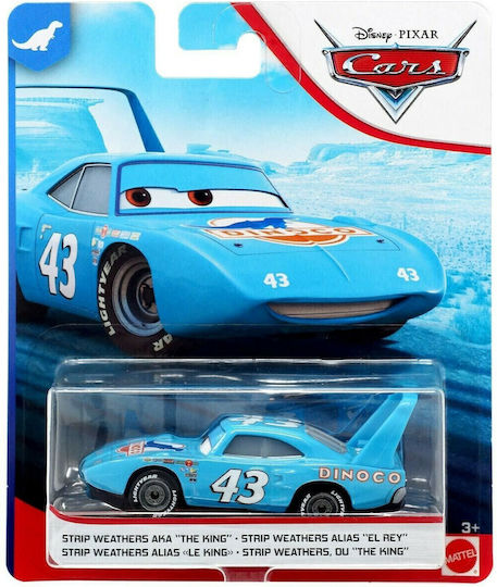 Mattel Disney Cars Disney Pixar Mașinuță Strip Weathers Aka The King 1:55 pentru 3+ Ani