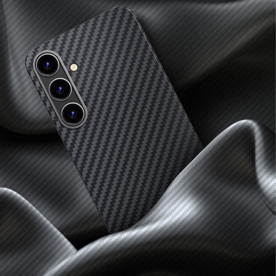 Nekit Umschlag Rückseite Aramid Fiber 1mm Schwarz (Galaxy S25+)