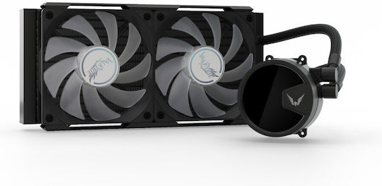 Valkyrie A240 Υδρόψυξη AIO CPU με 2 Ανεμιστήρες 120mm και ARGB Φωτισμό