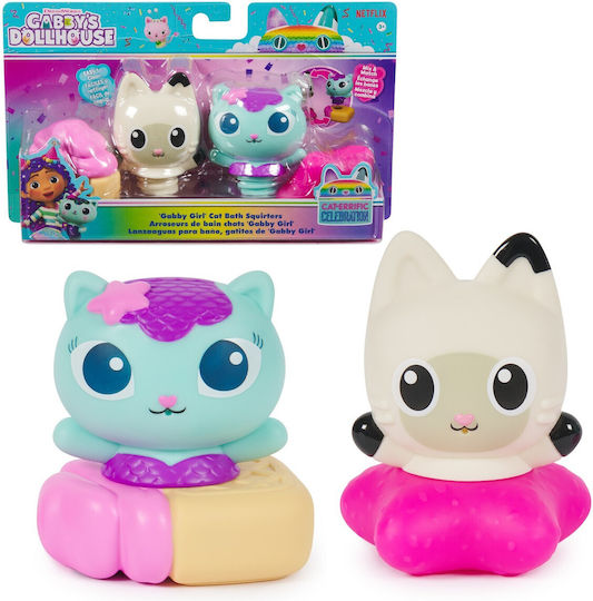 Spin Master Gabby's Dollhouse Gabby Girl Cat Bath Squirters For 3+ Age